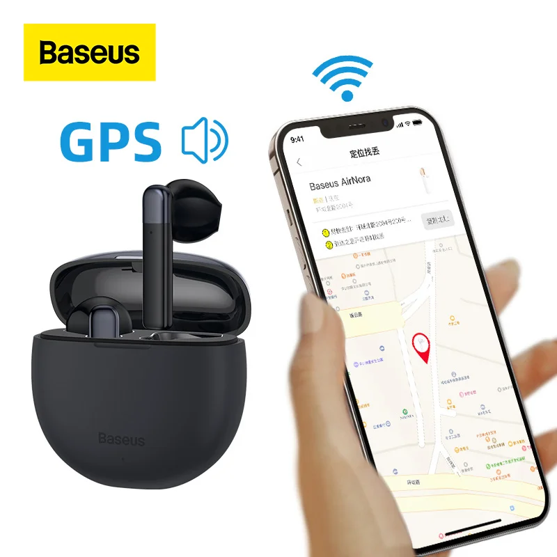 Baseus W2 AirNora TWS Bluetooth 5.0 Headphones Wireless Headset Anti-lost APP GPS Function Earphones IPX4 Touch Control
Baseus W2 AirNora TWS Bluetooth 5.0 Headphones Wireless Headset Anti-lost APP GPS Function Earphones IPX4 Touch Control