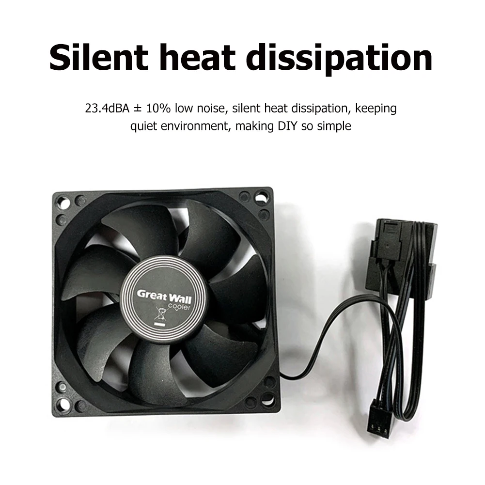 Silent Fan for Computer Cases 6cm/7cm/8cm/9cm AMD CPU Cooler Hydraulic Bearing Small Chassis Cooling Fan PC Cooling System
Silent Fan for Computer Cases 6cm/7cm/8cm/9cm AMD CPU Cooler Hydraulic Bearing Small Chassis Cooling Fan PC Cooling System