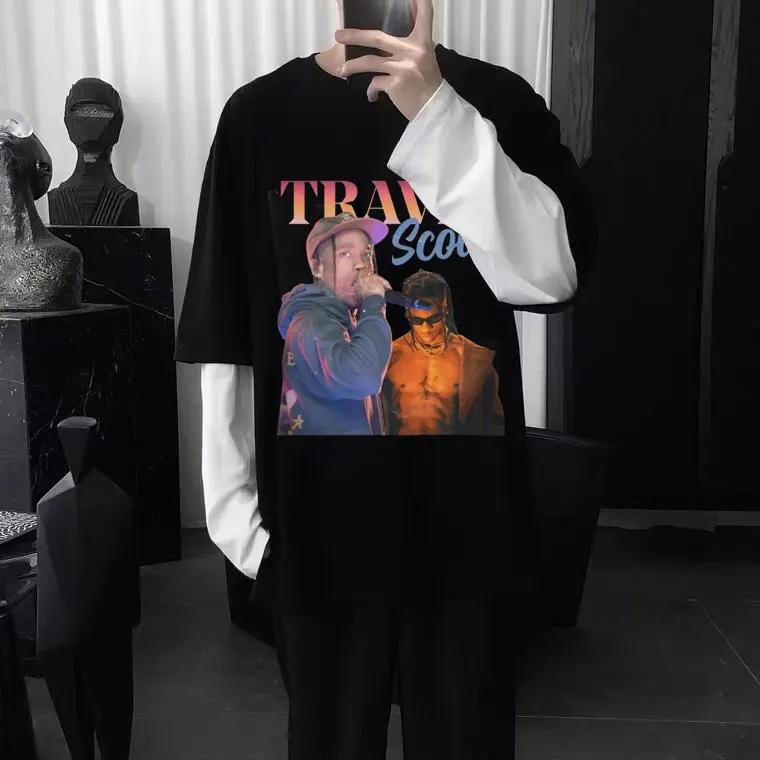 Hot New Travis Scott Cactus Jack T-shirt Men Women Hip Hop Oversized Crewneck T Shirt LOOK MOM I CAN FLY Tshirt Astroworld Tees
Hot New Travis Scott Cactus Jack T-shirt Men Women Hip Hop Oversized Crewneck T Shirt LOOK MOM I CAN FLY Tshirt Astroworld Tees