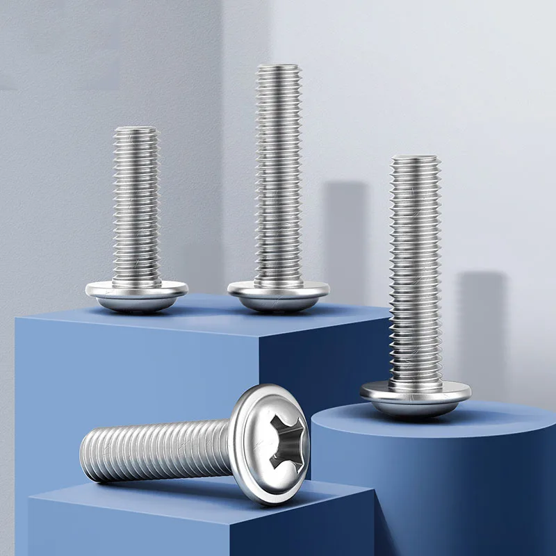 10Pcs M4*6~30mm M5*8~30mm Cross Recessed 316 Stainless Steel Machine Bolt Small Screws Round Head With Pad Furniture Bolt
10Pcs M4*6~30mm M5*8~30mm Cross Recessed 316 Stainless Steel Machine Bolt Small Screws Round Head With Pad Furniture Bolt
