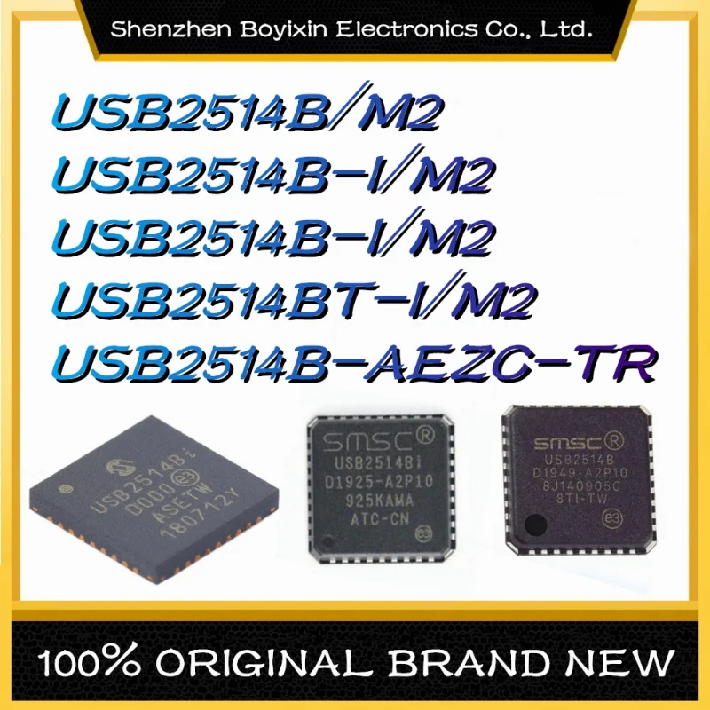 USB 2514b/M2 USB2514B-I/M2 USB2514B-I/M2 USB 2514B-AEZC-TR Новый аутентичный USB-чип C
USB 2514b/M2 USB2514B-I/M2 USB2514B-I/M2 USB 2514B-AEZC-TR Новый аутентичный USB-чип C