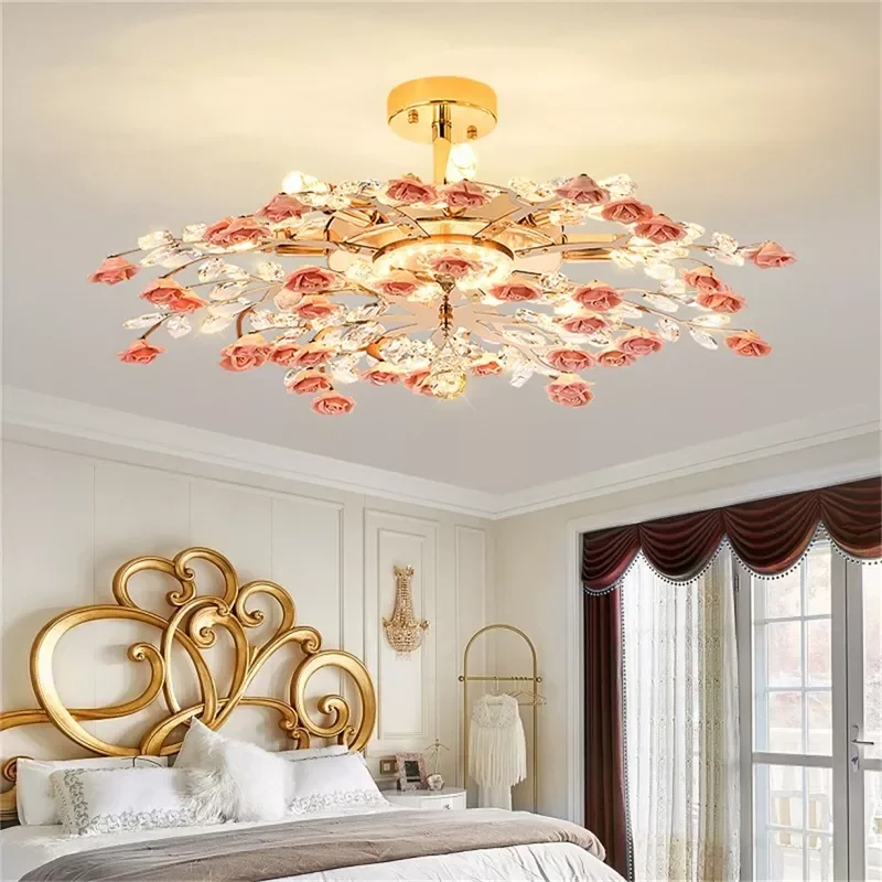 Ceramics Pink Flowers LED Chandelier Modern Crystal Pendant Lamps Decor Home Living Dining Room Ceiling Pendant Lights.
Ceramics Pink Flowers LED Chandelier Modern Crystal Pendant Lamps Decor Home Living Dining Room Ceiling Pendant Lights.