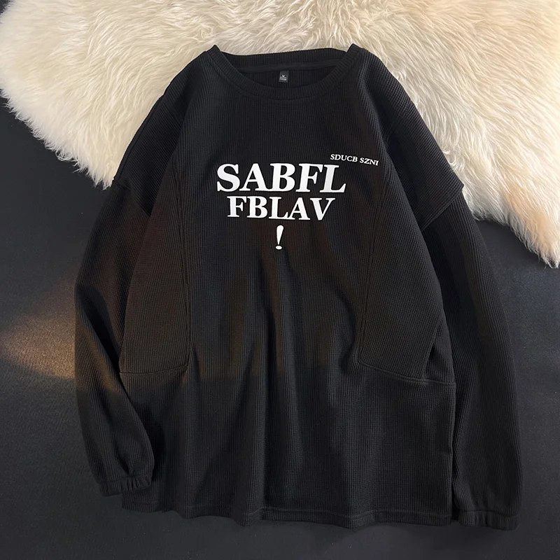 Letter Harajuku Sweatshirts Print Men's 2023 Autumn Korean High Quality Pullovers Casual O Neck Basic Tops Hip Hop Streetwear
Letter Harajuku Sweatshirts Print Men's 2023 Autumn Korean High Quality Pullovers Casual O Neck Basic Tops Hip Hop Streetwear