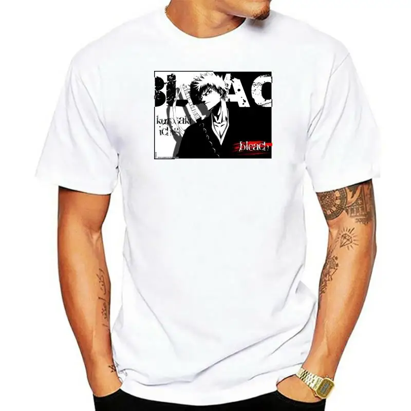 Bleach Kurosaki Ichigo Graphic Print T Shirt Man Summer Fashion Streetwear Anime Cotton T-Shirt
Bleach Kurosaki Ichigo Graphic Print T Shirt Man Summer Fashion Streetwear Anime Cotton T-Shirt