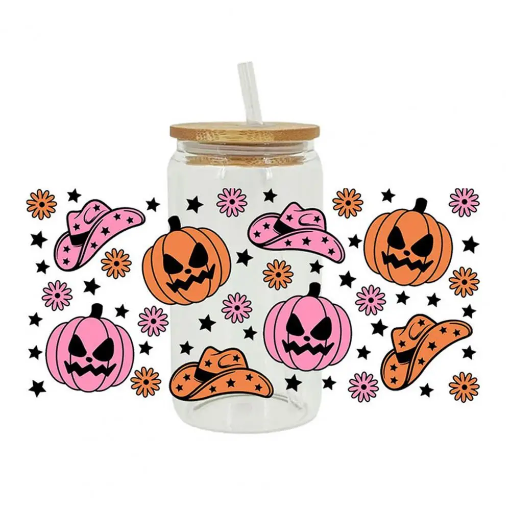 High-quality Furniture Stickers Vibrant Halloween Style 3d Cup Wrap Stickers Waterproof Graphic Printing for Glass Cups
High-quality Furniture Stickers Vibrant Halloween Style 3d Cup Wrap Stickers Waterproof Graphic Printing for Glass Cups