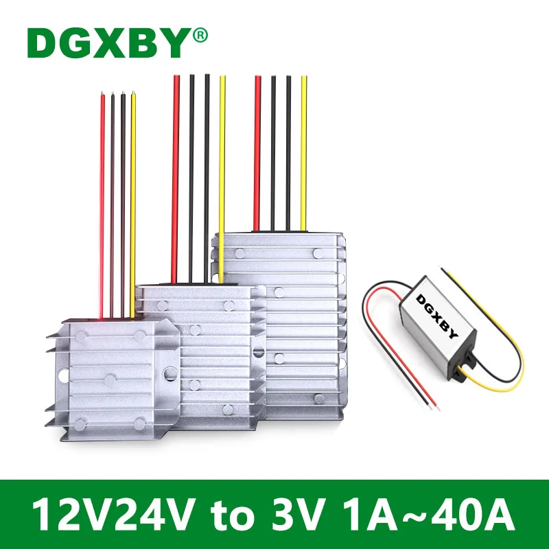 12V24V to 3.3V 1A~40A DC Buck Module 12V to 3.1V Power Converter 8-40V to 3.2V Waterproof Voltage Regulator
12V24V to 3.3V 1A~40A DC Buck Module 12V to 3.1V Power Converter 8-40V to 3.2V Waterproof Voltage Regulator
