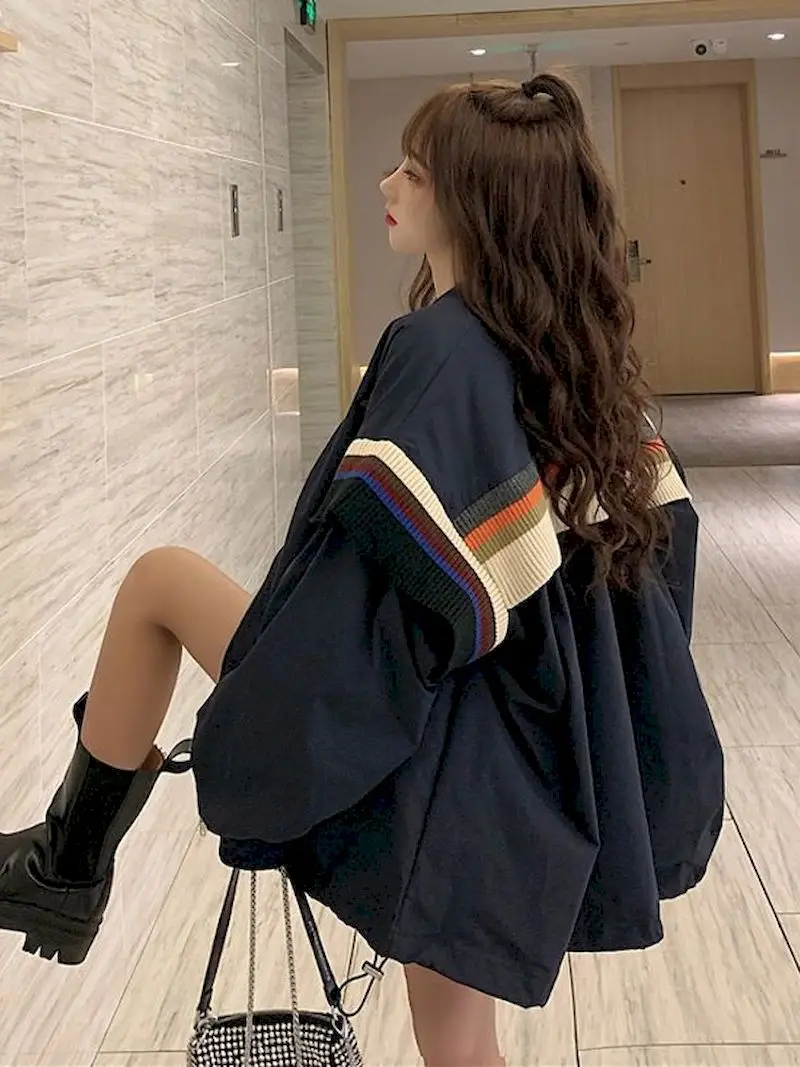 Baseball Uniform Jackets Autumn Oversize Patchwork Korean Zipper Loose Streetwear Harajuku Retro Outwear Student Chic New Itself
Baseball Uniform Jackets Autumn Oversize Patchwork Korean Zipper Loose Streetwear Harajuku Retro Outwear Student Chic New Itself