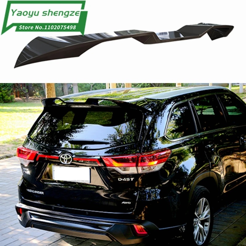 FOR Toyota Highlander Roof Spoiler Wing CAR Trunk Material Tail Fin Glossy Black White Accessories Refit 3D Style 2015-2019
FOR Toyota Highlander Roof Spoiler Wing CAR Trunk Material Tail Fin Glossy Black White Accessories Refit 3D Style 2015-2019