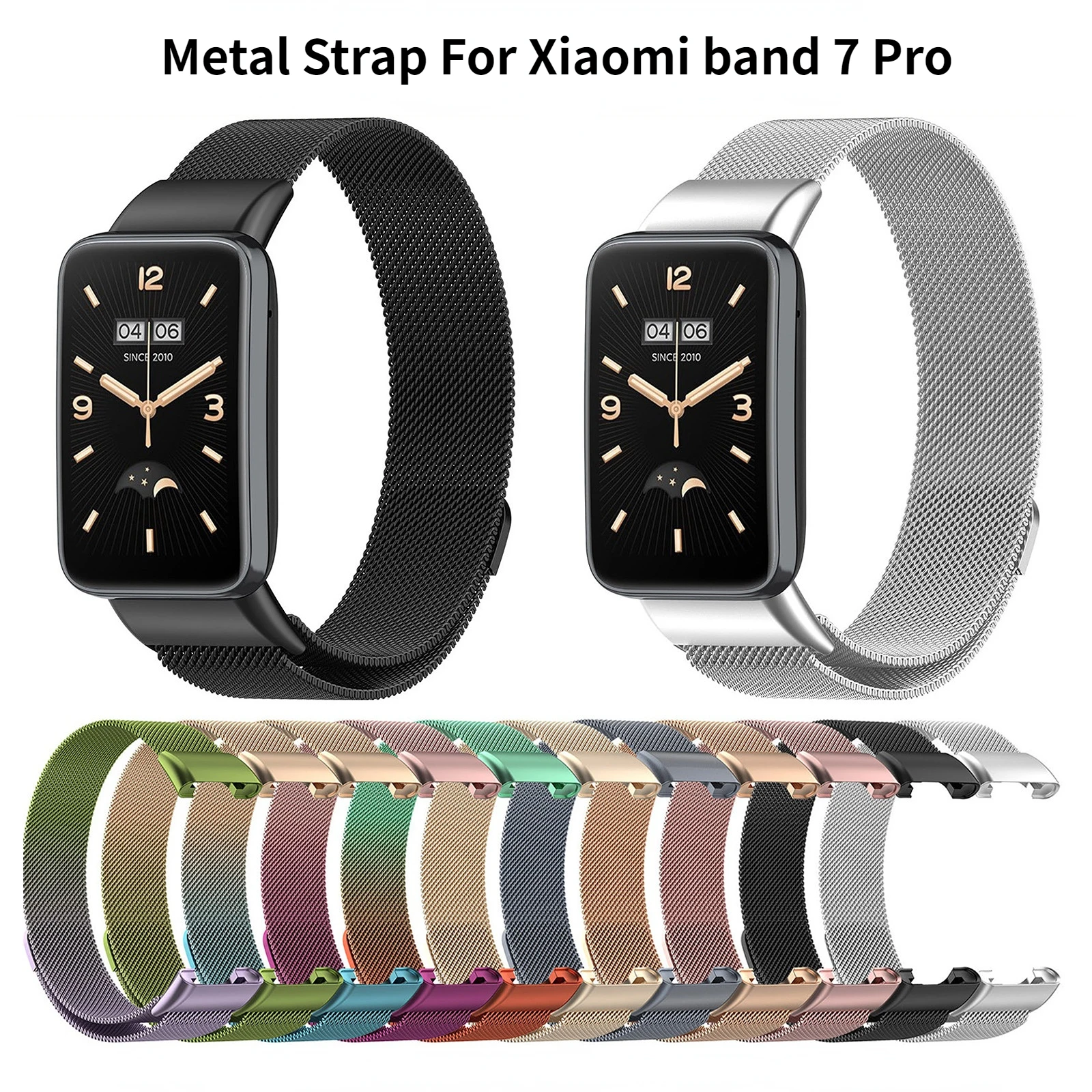 Магнитный ремешок для Xiaomi Mi Band 7 Pro, сменный Браслет из нержавеющей стали для наручных часов Miband 7 pro
Магнитный ремешок для Xiaomi Mi Band 7 Pro, сменный Браслет из нержавеющей стали для наручных часов Miband 7 pro