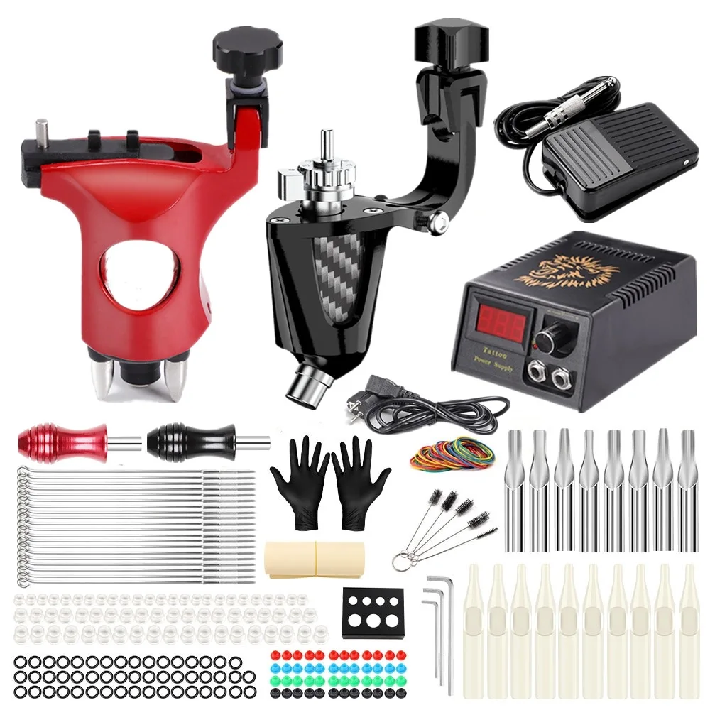New Motor Tattoo Machine Set Full Set of Rotary Double Machine Set Professional Tattoo Equipment Art Kit Accessories 2022
New Motor Tattoo Machine Set Full Set of Rotary Double Machine Set Professional Tattoo Equipment Art Kit Accessories 2022