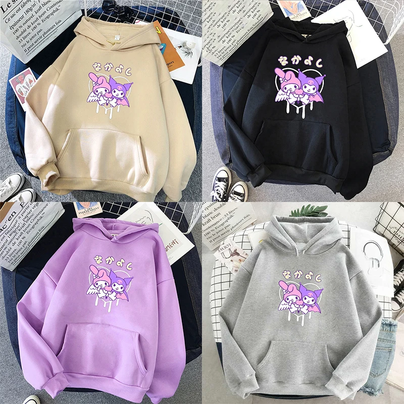 Толстовка Kuromi Mymelody Sanrio Kawaii с мультяшным принтом для мужчин и женщин мужская одежда быстрая доставка праздничный подарок на день рождения
Толстовка Kuromi Mymelody Sanrio Kawaii с мультяшным принтом для мужчин и женщин мужская одежда быстрая доставка праздничный подарок на день рождения