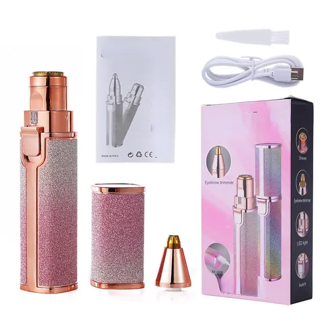 IN 1 Rechargeable Electric Eyebrow Trimmer Epilator Female Body Facial Lipstick Shape Hair Removal Mini Painless Razor Shaver
IN 1 Rechargeable Electric Eyebrow Trimmer Epilator Female Body Facial Lipstick Shape Hair Removal Mini Painless Razor Shaver