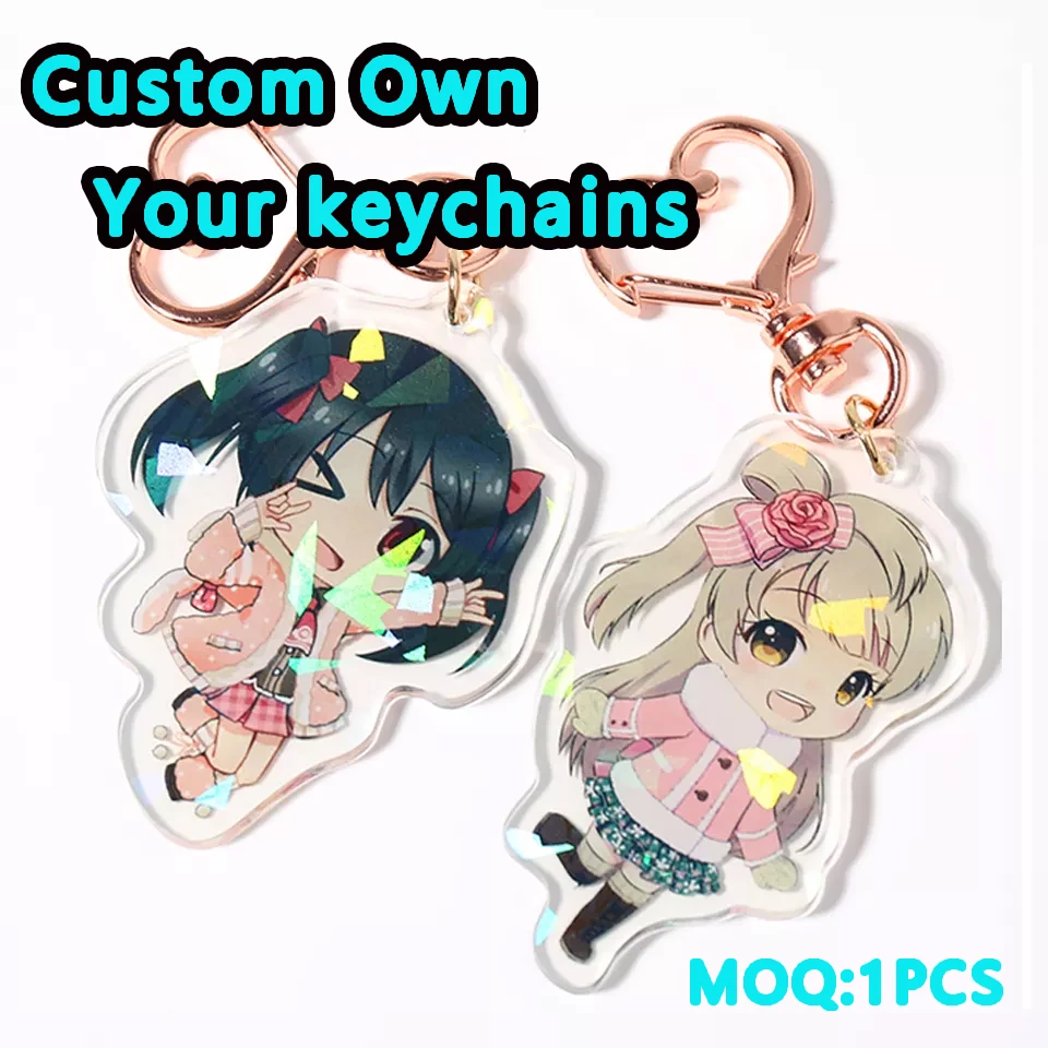Custom Anime Keychain Acrylic Double Sided Cartoon Photo Customized Phone Charms Personalized Hologram Clear Logo Key Chains
Custom Anime Keychain Acrylic Double Sided Cartoon Photo Customized Phone Charms Personalized Hologram Clear Logo Key Chains