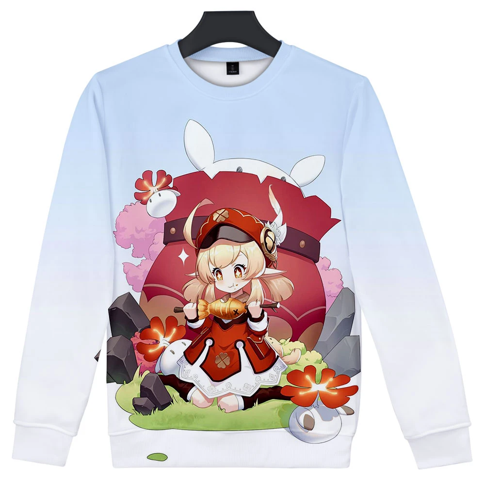Genshin Impact ke li stripe Women High Fashion 3D Hoodies Round Neck Long Sleeve Sweatshirt Hot Trend Casual Streetwear
Genshin Impact ke li stripe Women High Fashion 3D Hoodies Round Neck Long Sleeve Sweatshirt Hot Trend Casual Streetwear