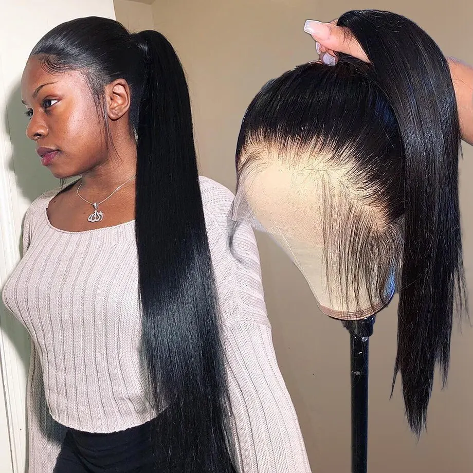 360 Full Lace Wig Human Hair Pre Plucked 13x4 Lace Frontal Wig Brazilian Straight Hd Transparent Lace Front Wig Remy 32 30 Inch
360 Full Lace Wig Human Hair Pre Plucked 13x4 Lace Frontal Wig Brazilian Straight Hd Transparent Lace Front Wig Remy 32 30 Inch