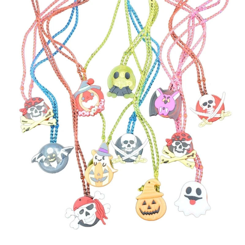Halloween Party Favor LED Necklace Flashing Electronic Necklaces Toy Festival Glowin the Dark Kids Party Props 12pcs
Halloween Party Favor LED Necklace Flashing Electronic Necklaces Toy Festival Glowin the Dark Kids Party Props 12pcs