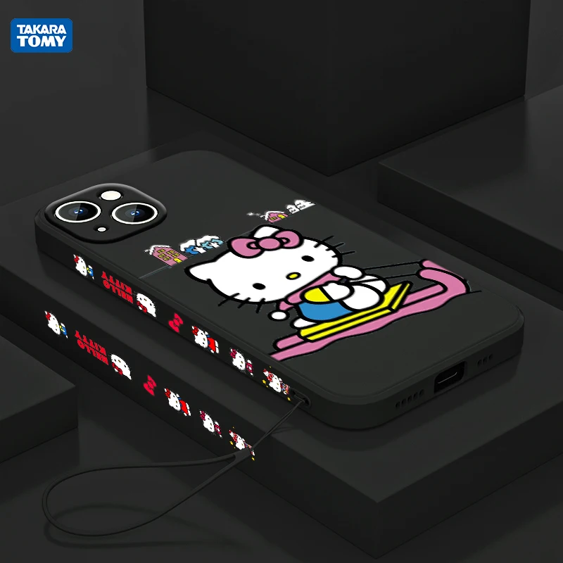 Anime Hello Kitty Cute For Apple iPhone 13 12 Mini 11 Pro XS MAX XR X 8 7 6S SE Plus Liquid Left Rope Silicone Phone Case Coque
Anime Hello Kitty Cute For Apple iPhone 13 12 Mini 11 Pro XS MAX XR X 8 7 6S SE Plus Liquid Left Rope Silicone Phone Case Coque