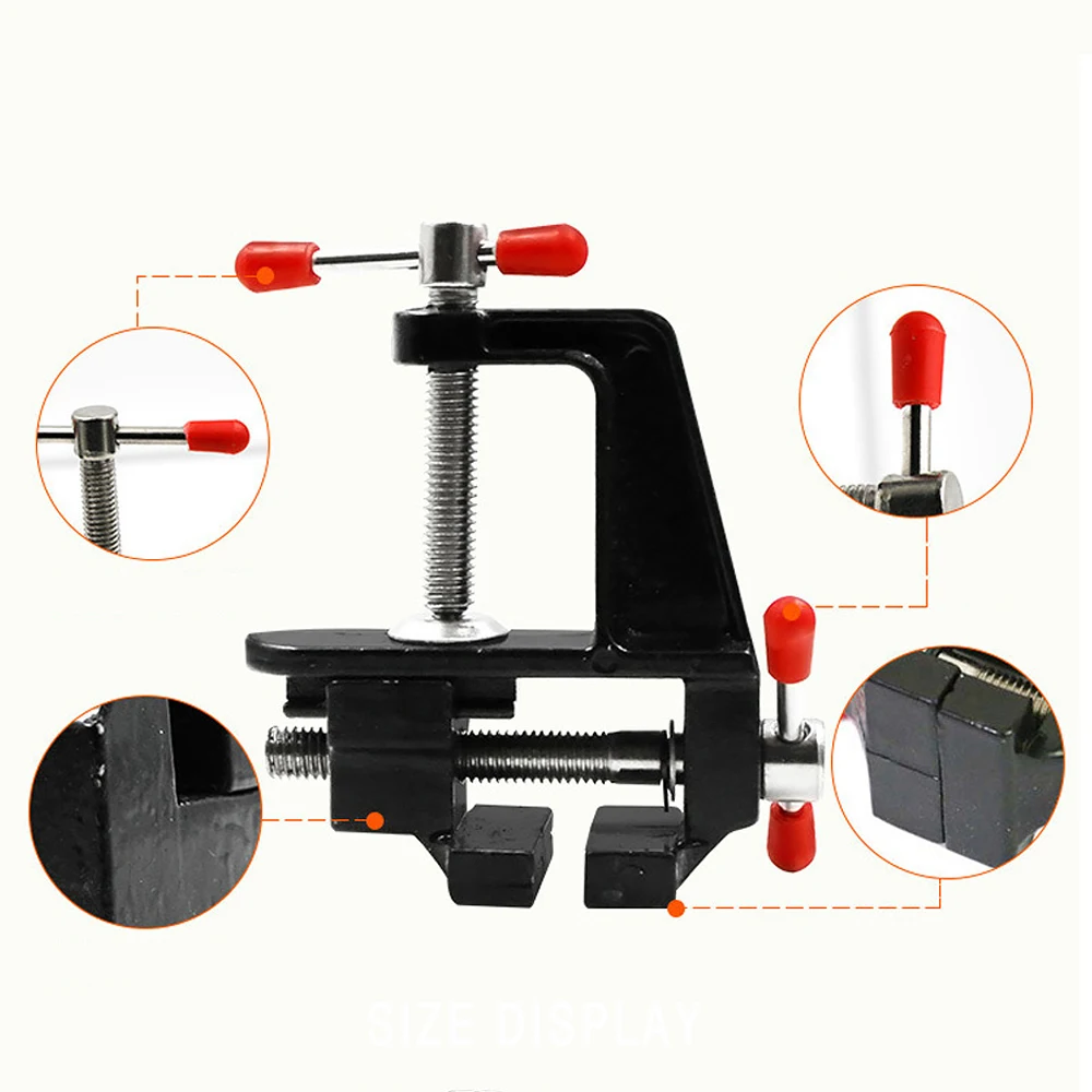 1pc Table Bench Vise 3.4*3.9*1.6inch Aluminum Multifunctional Plier Jewelry Electronics Workbench Mini Vise Clamp Hand Tools
1pc Table Bench Vise 3.4*3.9*1.6inch Aluminum Multifunctional Plier Jewelry Electronics Workbench Mini Vise Clamp Hand Tools