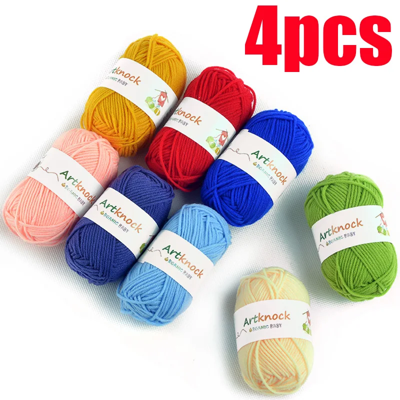 4pcs Cotton Blended Organic Yarn Knit Crochet Yarn for Knitting Sweater Socks Cheap Yarn Crochet
4pcs Cotton Blended Organic Yarn Knit Crochet Yarn for Knitting Sweater Socks Cheap Yarn Crochet