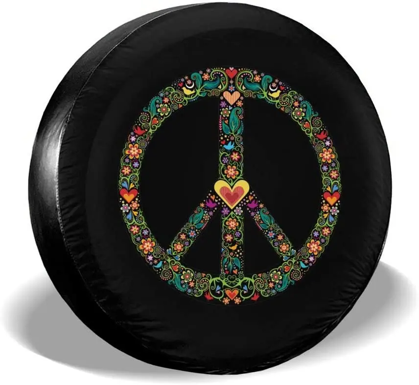 Peace Spare Tire Cover Dust-Proof UV Sun Wheel Covers Fit for Trailer, RV, SUV and Many Vehicle 15 Inch Wheel
Peace Spare Tire Cover Dust-Proof UV Sun Wheel Covers Fit for Trailer, RV, SUV and Many Vehicle 15 Inch Wheel