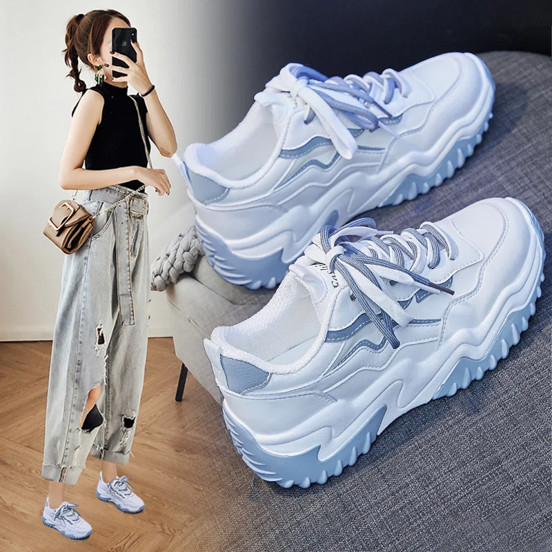 Korean version of the old women's shoes 2022 spring new student sports shoes women's thick bottom heightening casual shoes
Korean version of the old women's shoes 2022 spring new student sports shoes women's thick bottom heightening casual shoes
