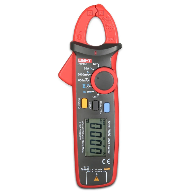 UNI-T 60A Digital Clamp Meter Portable Mini AC/DC 60A Mini True RMS Ammeter Multimeter VFC/NCV/ Resistance Capacitance Tester,
UNI-T 60A Digital Clamp Meter Portable Mini AC/DC 60A Mini True RMS Ammeter Multimeter VFC/NCV/ Resistance Capacitance Tester,