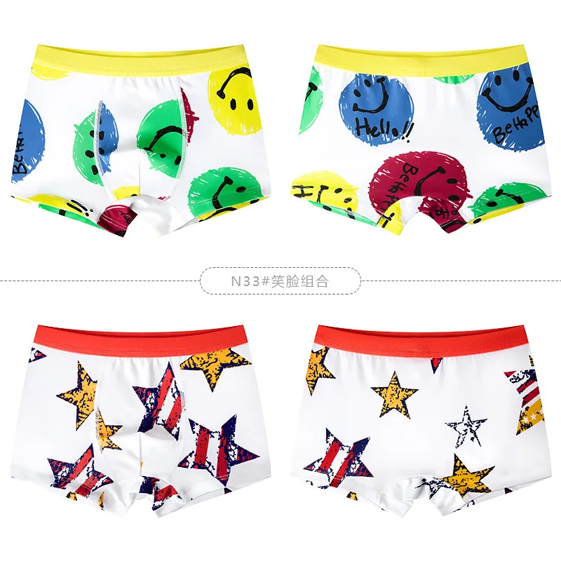 2Pcs/LOT Boys Soft Loose Cartoon Boxer Shorts Children Comfortable Underwear Underpant Pure Cotton
2Pcs/LOT Boys Soft Loose Cartoon Boxer Shorts Children Comfortable Underwear Underpant Pure Cotton