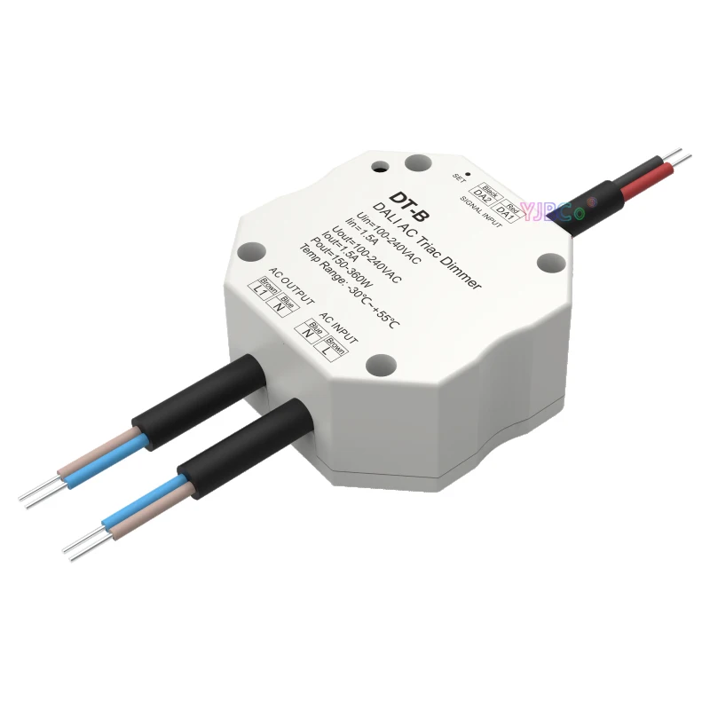 Skydance 100-240V AC Triac DALI Dimmer Trailing Edge monochrome 1 CH Output To Dim Switch Single Color LED Light Lamp controller
Skydance 100-240V AC Triac DALI Dimmer Trailing Edge monochrome 1 CH Output To Dim Switch Single Color LED Light Lamp controller