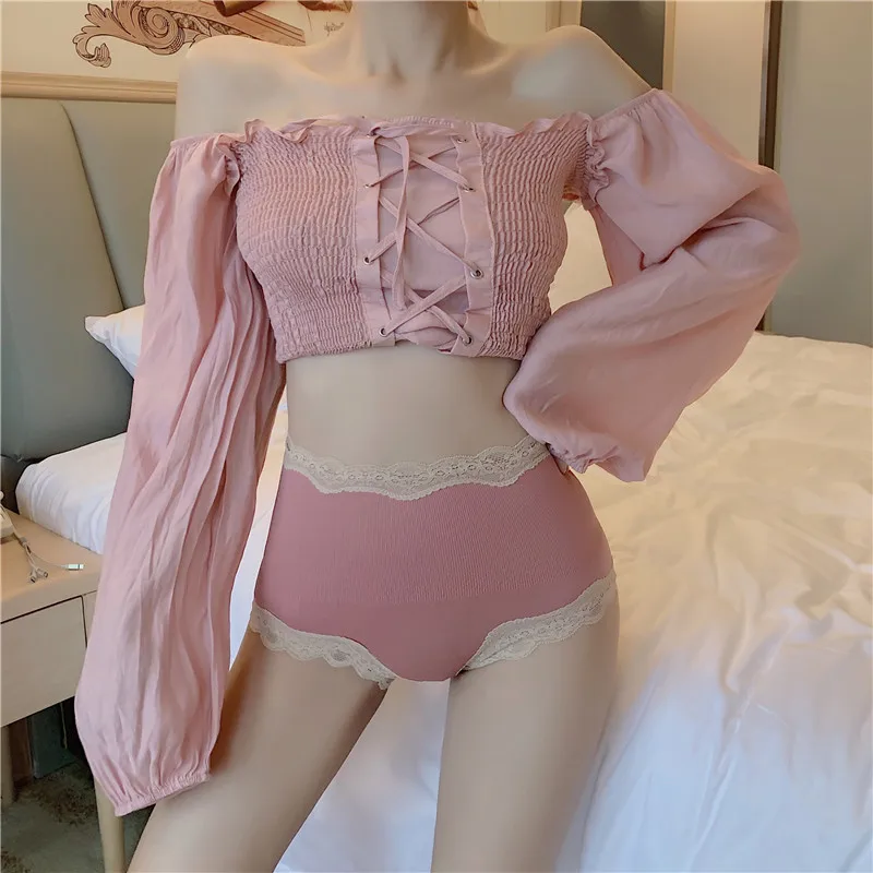 Women's Nylon Underwear Sexy Lace Panties High Waist Warm Palace Underpants Women's Comfort Boxer Pants Seamless Fashion Briefs
Women's Nylon Underwear Sexy Lace Panties High Waist Warm Palace Underpants Women's Comfort Boxer Pants Seamless Fashion Briefs