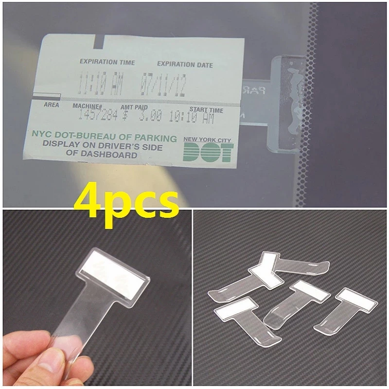 1/2/4Pcs Car Vehicle Windscreen Parking Ticket Clip Work Pass Holder Gadget Organizer Transparent Plastic Ticket Holder
1/2/4Pcs Car Vehicle Windscreen Parking Ticket Clip Work Pass Holder Gadget Organizer Transparent Plastic Ticket Holder