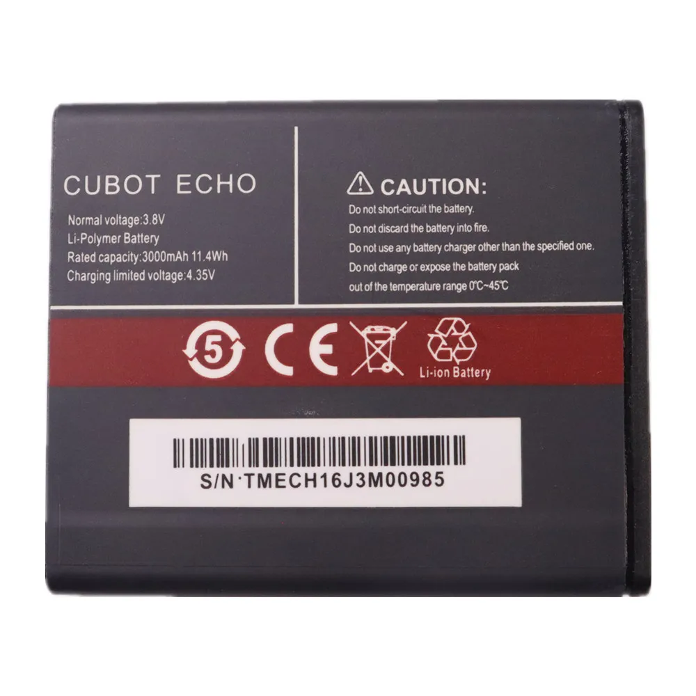 Новый высококачественный аккумулятор Cubot для CUBOT ECHO 3000mAh, Сменный аккумулятор для телефона
Новый высококачественный аккумулятор Cubot для CUBOT ECHO 3000mAh, Сменный аккумулятор для телефона