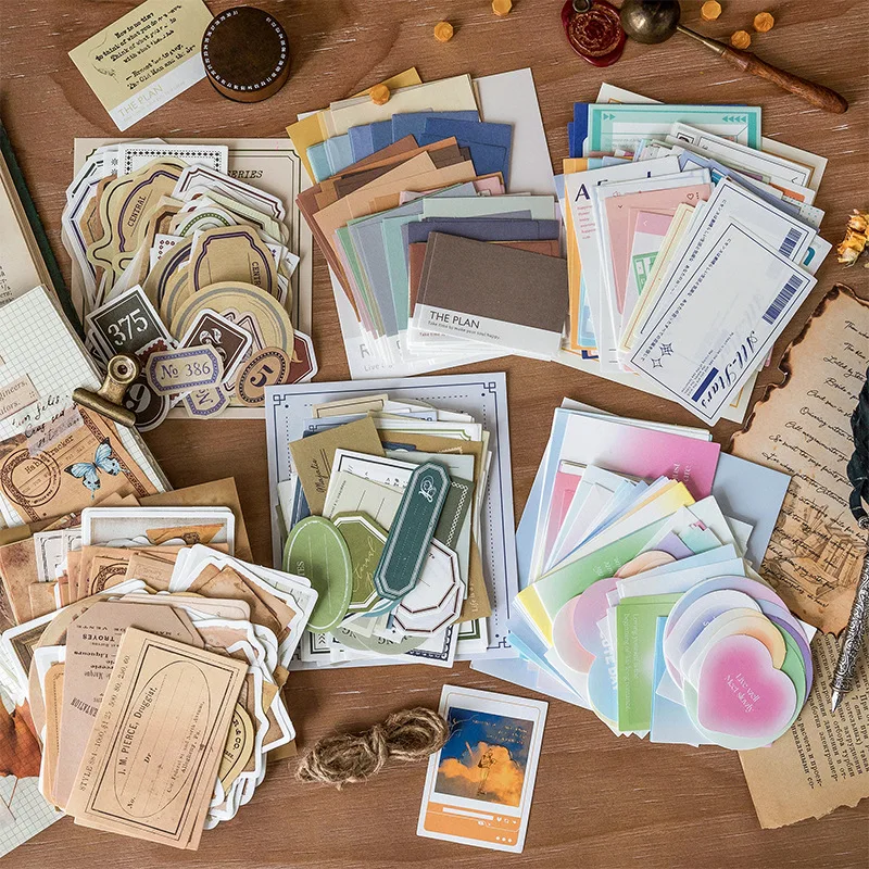 ICE YOYO 100 Sheets Vintage Sticky Notes Pack Creative Journal Scrapbooking Decorative Supplies Students Message Material Paper
ICE YOYO 100 Sheets Vintage Sticky Notes Pack Creative Journal Scrapbooking Decorative Supplies Students Message Material Paper
