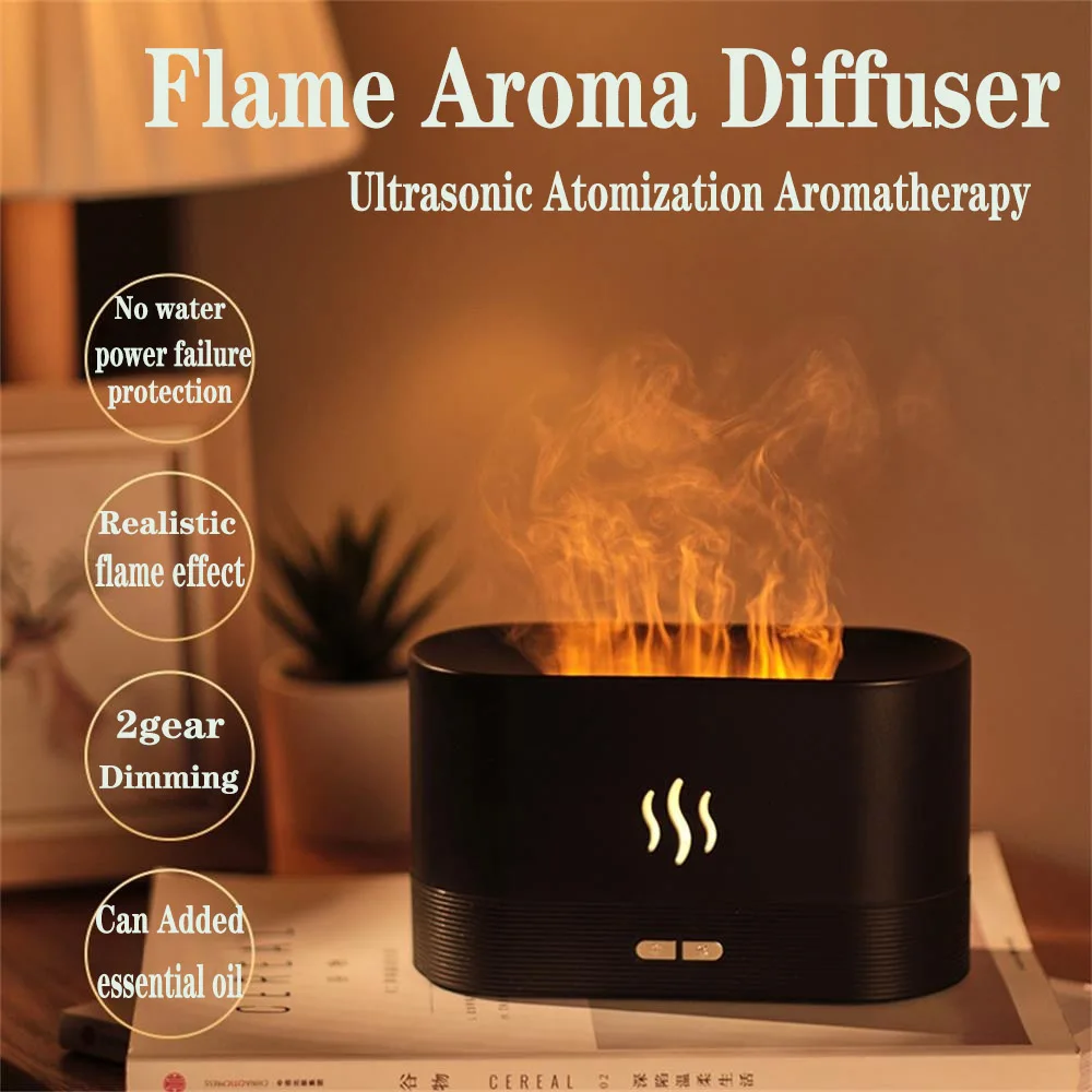Flame Aroma Diffuser Air Humidifier Ultrasonic Cool Fogger USB Aroma Diffuser Room Fragrance Mist Maker Essential Oil Difusors
Flame Aroma Diffuser Air Humidifier Ultrasonic Cool Fogger USB Aroma Diffuser Room Fragrance Mist Maker Essential Oil Difusors
