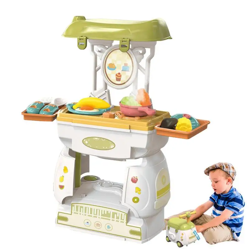 2 In 1 Children's Play House Toy Simulation Kitchen Set Parent-child Interactive Car Toy Cook Ingredients Kitchen Utensils Toy
2 In 1 Children's Play House Toy Simulation Kitchen Set Parent-child Interactive Car Toy Cook Ingredients Kitchen Utensils Toy