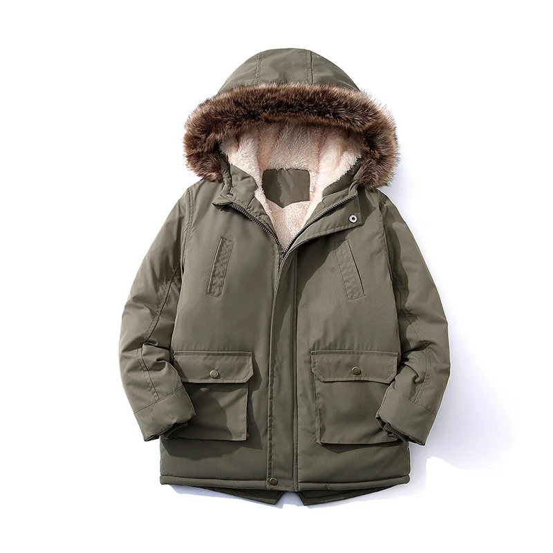 Autumn Girls Warm Coats Windbreaker Coat Kids Winter Boys Jacket Fur Collar Lined with Fleece Big Size Keep Warm Thick Hooded
Autumn Girls Warm Coats Windbreaker Coat Kids Winter Boys Jacket Fur Collar Lined with Fleece Big Size Keep Warm Thick Hooded