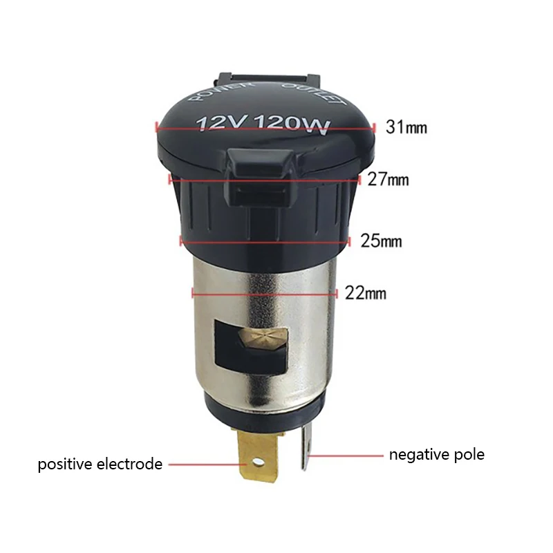 Professional 12V Universal Auto Lighter Female Socket Waterproof Car Auto Motorcycle Cigarette Lighter Power Plug Socket
Professional 12V Universal Auto Lighter Female Socket Waterproof Car Auto Motorcycle Cigarette Lighter Power Plug Socket