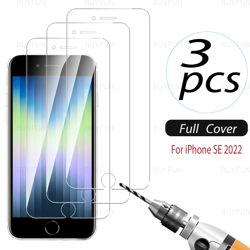 3Pcs Full Cover Tempered Glass For Apple iPhone SE 2022 4.7inch Safety Screen Protector For iPhone SE 2020 i Phone iPhon SE2022
3Pcs Full Cover Tempered Glass For Apple iPhone SE 2022 4.7inch Safety Screen Protector For iPhone SE 2020 i Phone iPhon SE2022