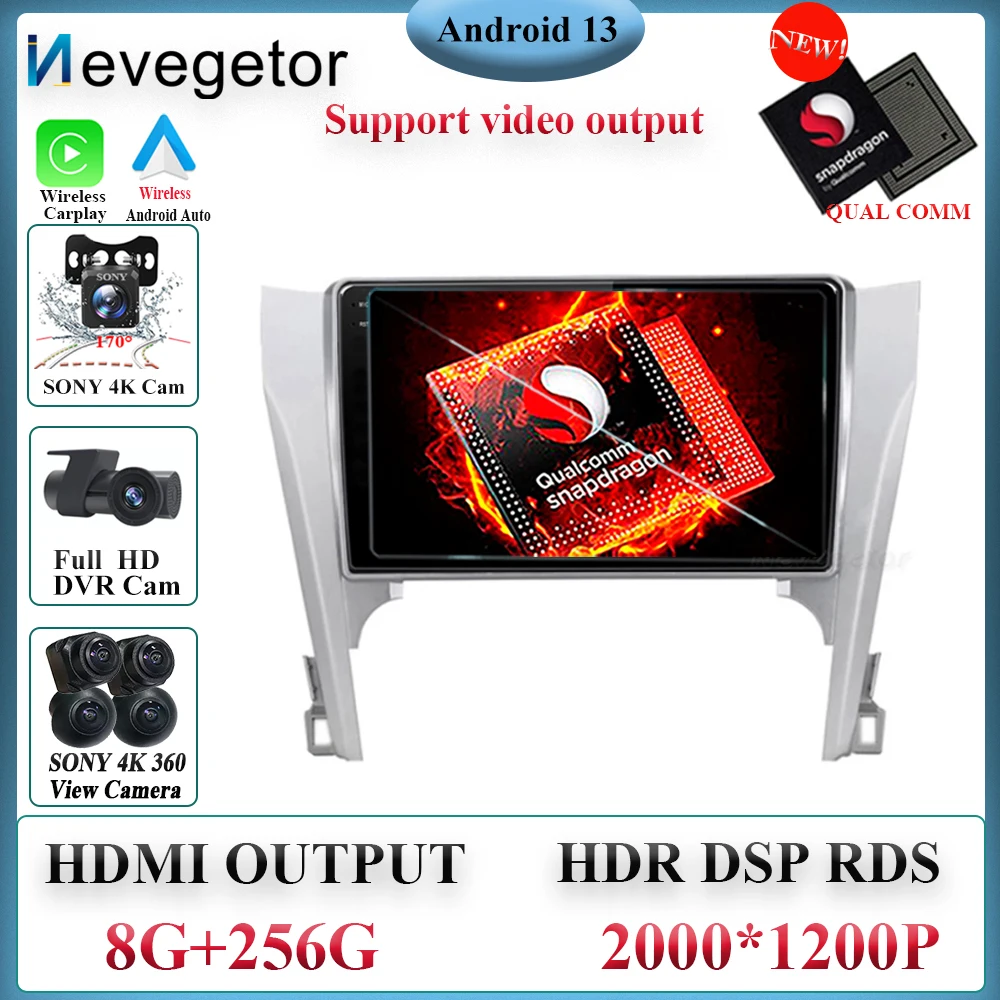 Android 13 Qualcomm snapdragon Carplay для Toyota Camry 7 50 55 2011 - 2014 Автомобильный Dvd автомобильный радиоприемник стерео Мультимедийный плеер GPS
Android 13 Qualcomm snapdragon Carplay для Toyota Camry 7 50 55 2011 - 2014 Автомобильный Dvd автомобильный радиоприемник стерео Мультимедийный плеер GPS