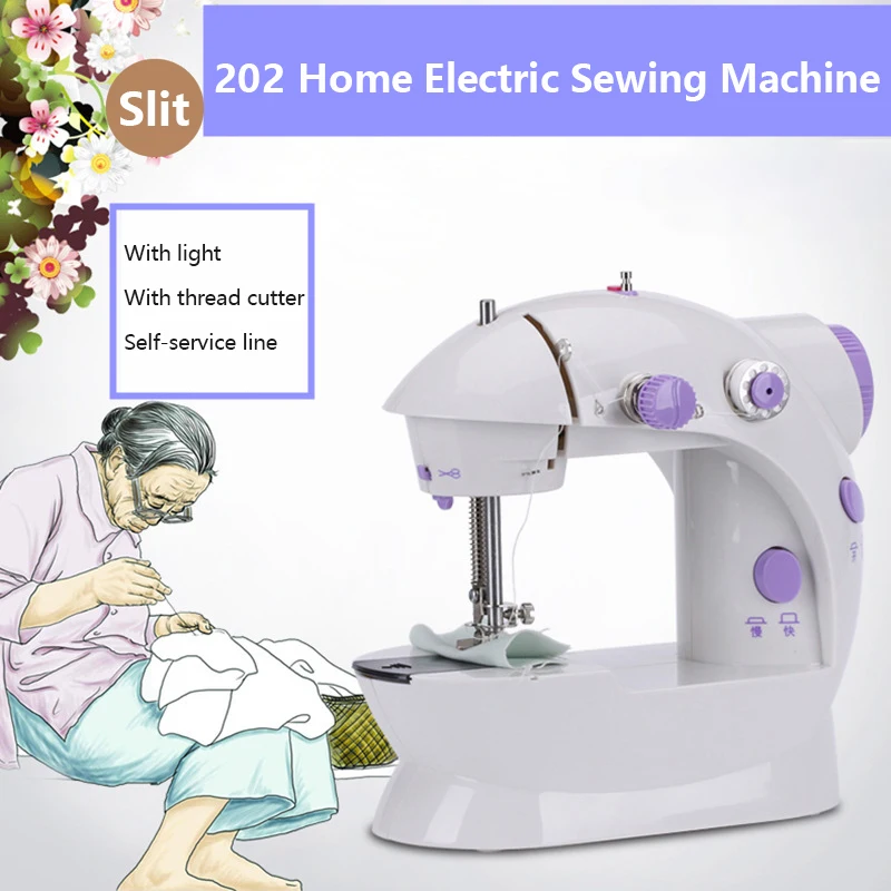 Sewing Machine Mini Portable Household Night Light Foot Pedal Straight Line Hand Table Two Thread Kit Electric DIY Clothes
Sewing Machine Mini Portable Household Night Light Foot Pedal Straight Line Hand Table Two Thread Kit Electric DIY Clothes