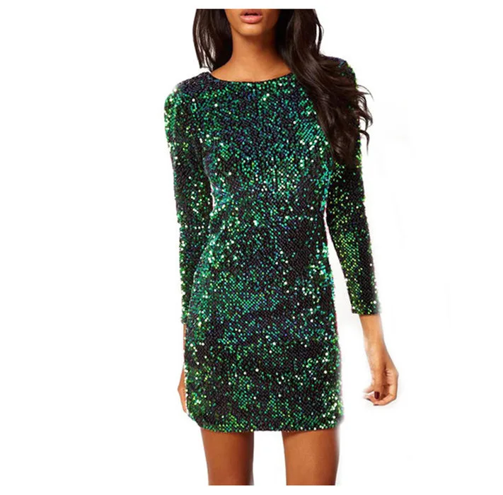 Women night party club sequin dress Women sexy backless wrist sleeve bodycon mini dress 2022 white red gold green black vestidos
Women night party club sequin dress Women sexy backless wrist sleeve bodycon mini dress 2022 white red gold green black vestidos