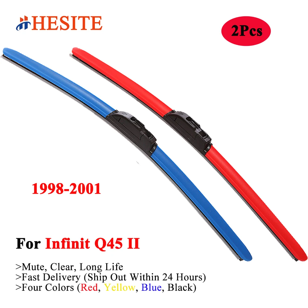 HESITE Colorful Wiper Blades For Infiniti Q45 SUV Y33 1997 1998 2000 2001 4 Door Sedan 0-60 Red Blue Yellow Hybrid Car Wipers
HESITE Colorful Wiper Blades For Infiniti Q45 SUV Y33 1997 1998 2000 2001 4 Door Sedan 0-60 Red Blue Yellow Hybrid Car Wipers