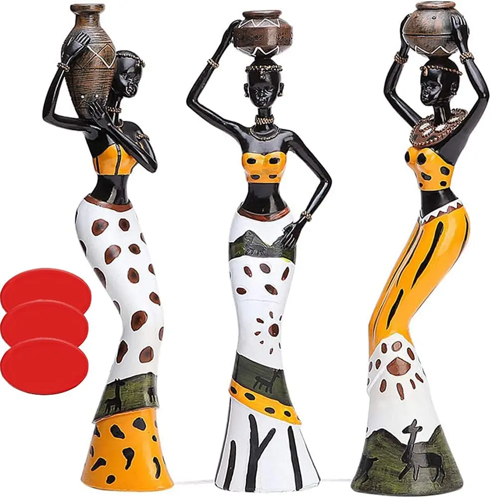 Lot de 3 Sculptures africaines Figurines pour Femmes tribales et Dame de Collection Décoration Humaine Décoration de Ma
Lot de 3 Sculptures africaines Figurines pour Femmes tribales et Dame de Collection Décoration Humaine Décoration de Ma