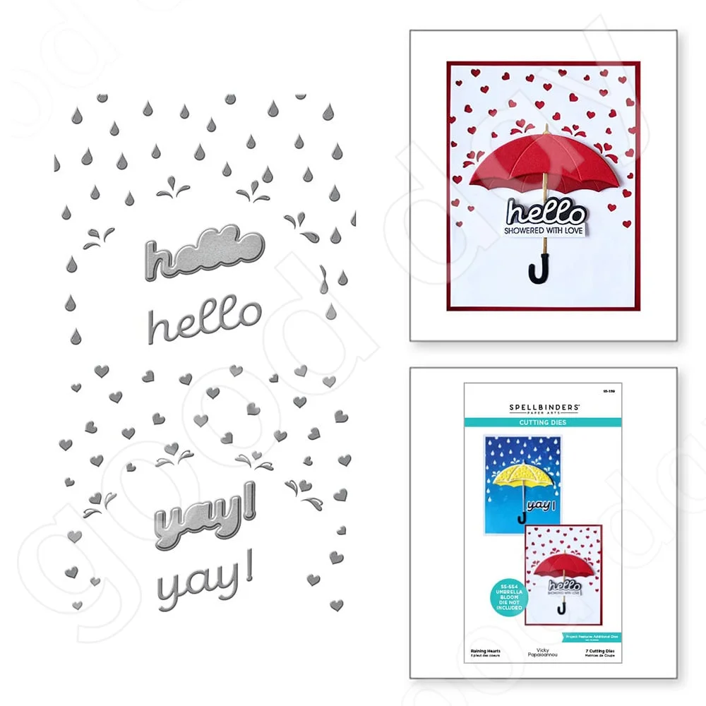2023 New Arrival Raining Hearts Metal Cutting Dies Scrapbook Diary Decoration Embossing Template Diy Greeting Card Handmade
2023 New Arrival Raining Hearts Metal Cutting Dies Scrapbook Diary Decoration Embossing Template Diy Greeting Card Handmade