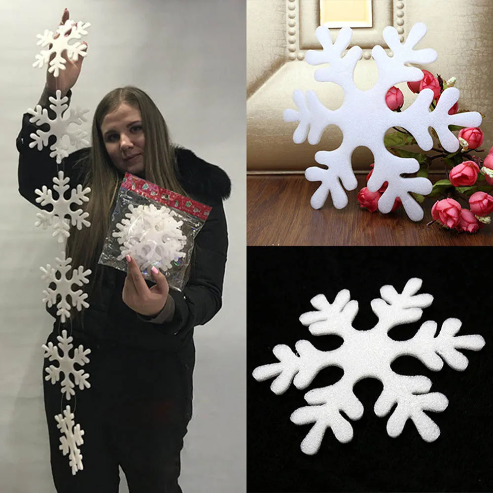 20cm Christmas Decoration White Artificial Snowflake Fake Snowflake Christmas Tree Ornament for Navidad New Year Xmas Decoration
20cm Christmas Decoration White Artificial Snowflake Fake Snowflake Christmas Tree Ornament for Navidad New Year Xmas Decoration