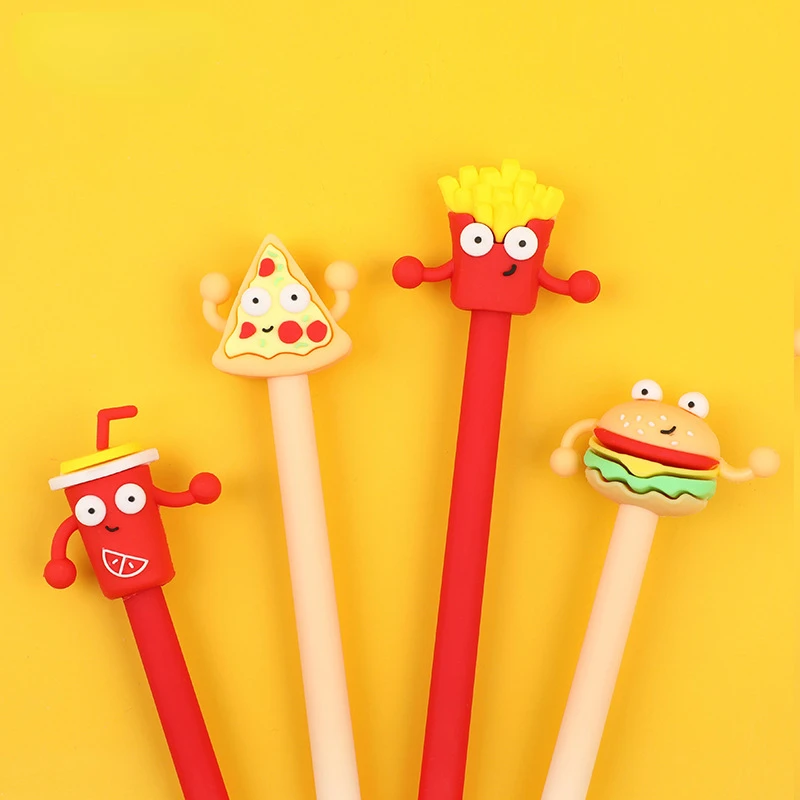 4 Pcs/Set Burger & Fries Shaped Silicone Neutral Pen School Office Writing Supplies Gift Stationery
4 Pcs/Set Burger & Fries Shaped Silicone Neutral Pen School Office Writing Supplies Gift Stationery
