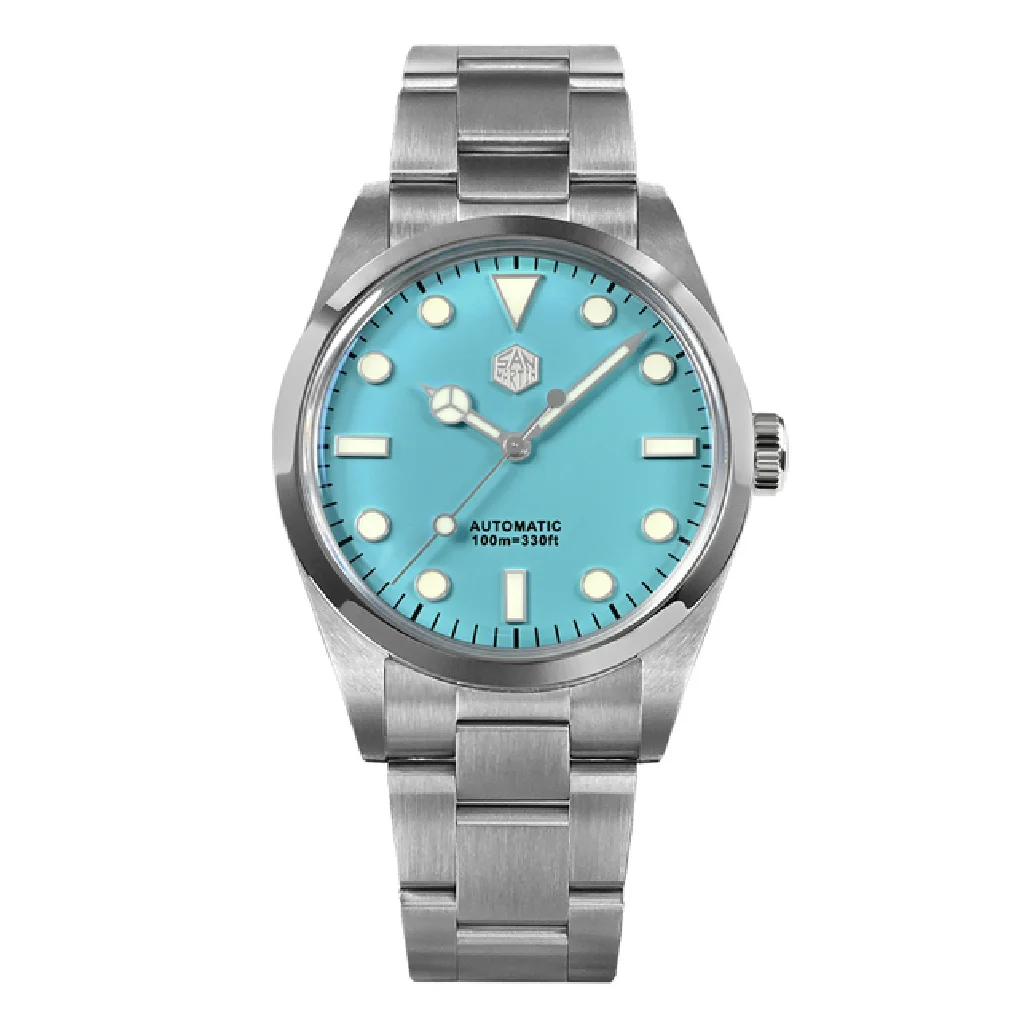 San Martin Men Luxury Watch 39MM Fashion Automatic Mechanical Wristwatch 100M Waterproof BGW-9 Luminous Sapphire PT5000 SW200
San Martin Men Luxury Watch 39MM Fashion Automatic Mechanical Wristwatch 100M Waterproof BGW-9 Luminous Sapphire PT5000 SW200