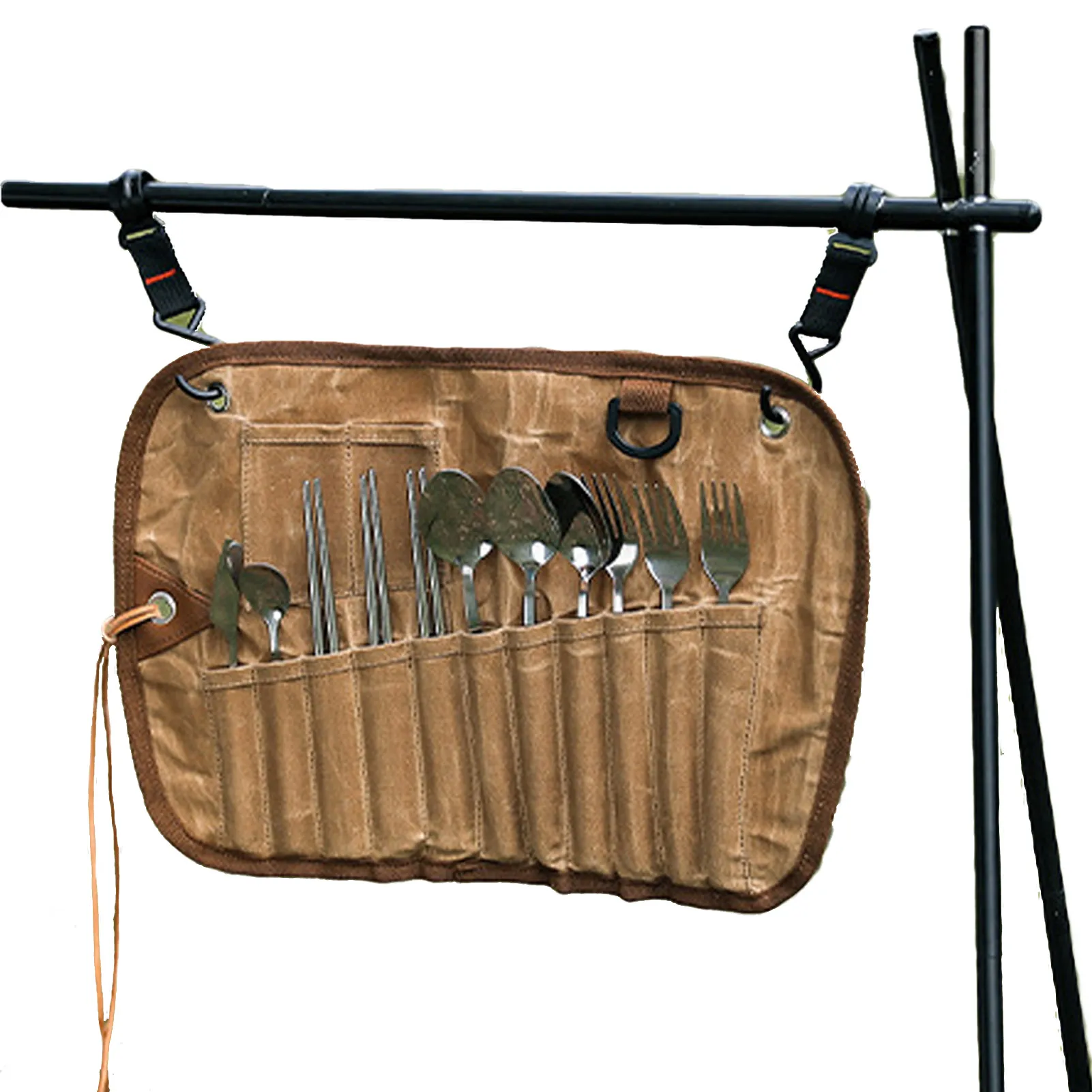 Outdoor Cutlery Storage Bag Camping Barbecue 3 People Tableware Stainless Steel Spoon Chopsticks Fork Picnic Organizer Package
Outdoor Cutlery Storage Bag Camping Barbecue 3 People Tableware Stainless Steel Spoon Chopsticks Fork Picnic Organizer Package