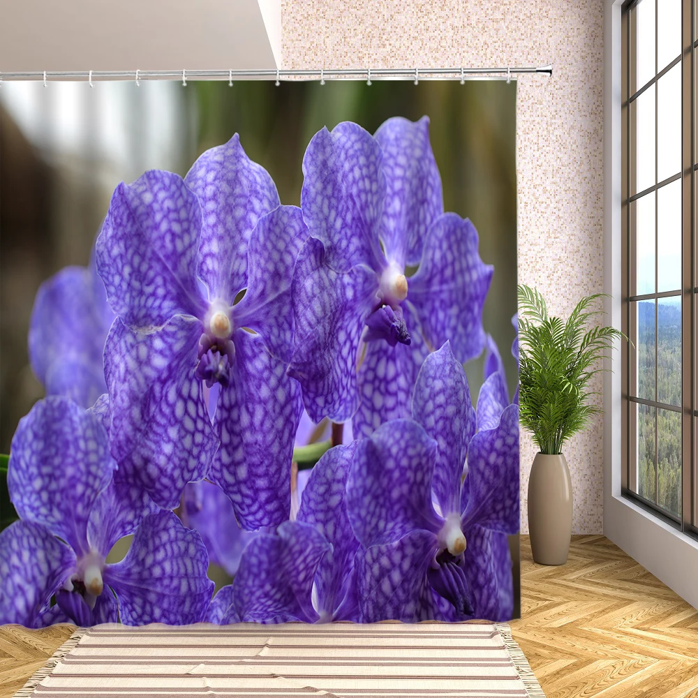Tropical Orchid Flower Shower Curtain Floral Plants Watercolor Wild Flower Nature Print Bathroom Decor with Hooks Bath Screen
Tropical Orchid Flower Shower Curtain Floral Plants Watercolor Wild Flower Nature Print Bathroom Decor with Hooks Bath Screen