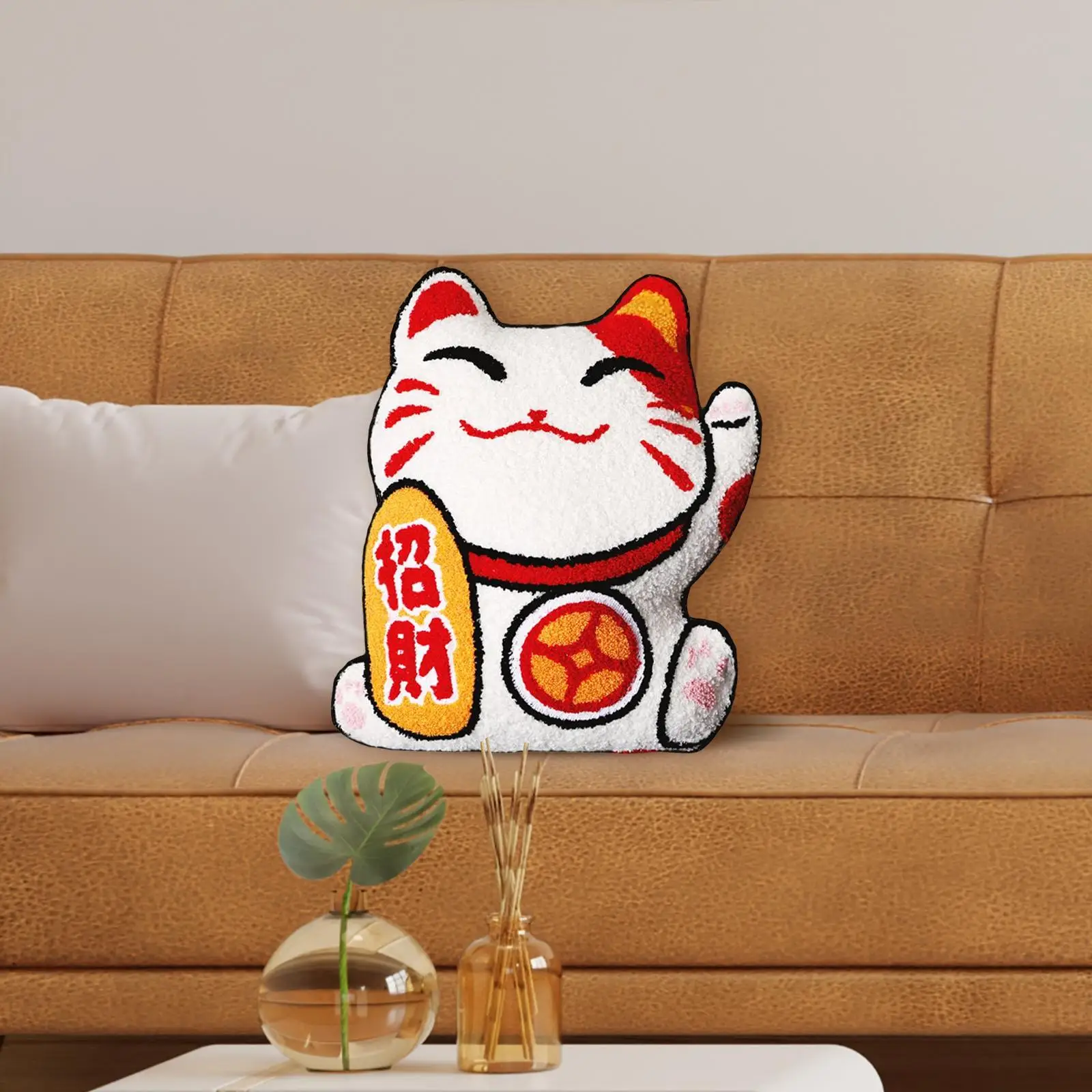 Embroidered Happy New Year Throw Pillow Cover for Livingroom Spring Festival
Embroidered Happy New Year Throw Pillow Cover for Livingroom Spring Festival