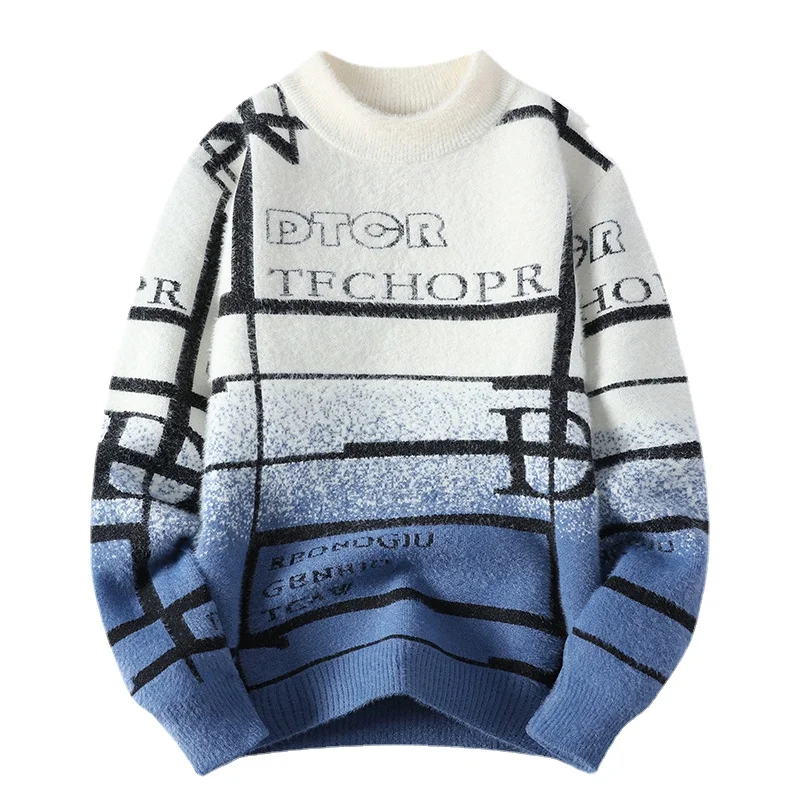 New Men's Half Turtleneck Pullover Sweater Comfortable Versatile Fashion Casual Slim Fit Knit Tops
New Men's Half Turtleneck Pullover Sweater Comfortable Versatile Fashion Casual Slim Fit Knit Tops